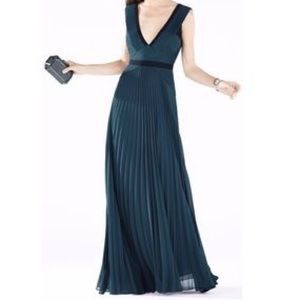 BCBG Maxazria green/teal gown, dress